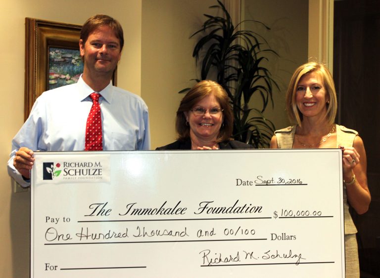 The Immokalee Foundation receives 100,000 grant from Richard M